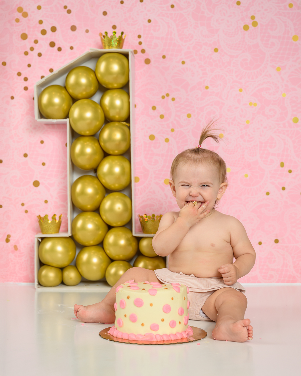 1st birthday smash cake